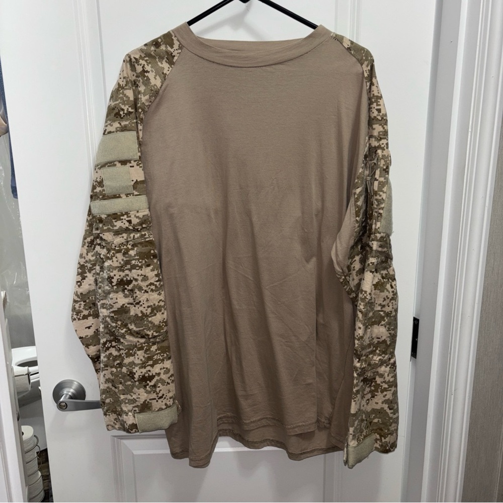 Rothco men’s desert combat, Marat camo Long Sleeve Tactical Tee Sz 3XL